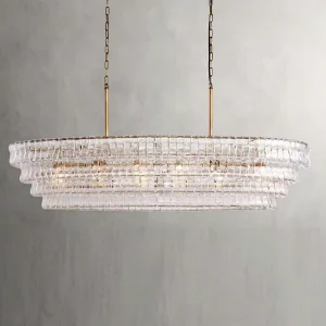 Luxury Creative Villa Living Room Glass Pendant Light Round Led Chandeliers
