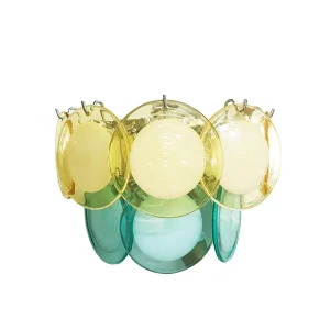 Luxury Crystal Wall Lamp Decorative Stained Glass Lamp Modern Home Handmade Glass Wall Light