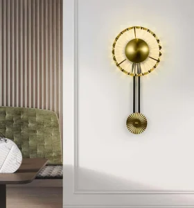 Luxury Crystal Wall Light Collection White Gold 53 X 25 mm for Bedrooms Corridors and Hotel Interiors