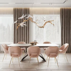 Luxury Dining Room Modern Bird Chandelier Pendant Light Tree Branch Chandelier
