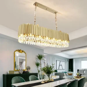 Luxury Gold Chandeliers Pendant Lights Modern Crystal Lamp Chandelier Ceiling Light for Living Room
