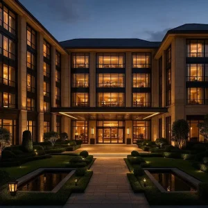 Luxury Hotel Interior Turnkey Project Solution Design Material Supply Construction Support Eco Friendly 5 Year Warranty