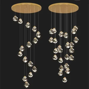 Luxury Indoor Chandelier Hanging Pendant Light Modern Kitchen Lighting Pendant Lamps