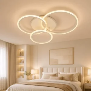 Luxury LED Ceiling Light Dual Color LED Ceiling Light Indoor Home Living Room Round Decoration Ceiling Lamps