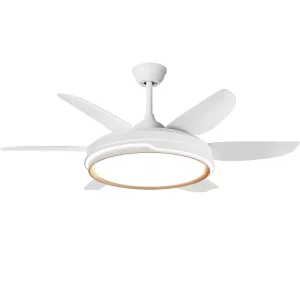 Luxury Modern Smart LED Ceiling Fan with High CRI and 10-Year Motor Warranty