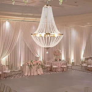 Luxury Party Events Pendant Ceiling Lights Crystal Hall Centerpiece Decorations Chandelier Lights for Wedding