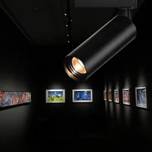 Luxury Style Aluminum Housing LED Track Spotlight 9W Surface Track Rail Mounted Commercial Lighting for Gallery