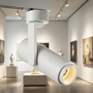 Luxury Style Commercial Restaurant Lighting 18W 24W High CRI Anti-Dazzle Aluminum COB LED Track Rail Light Office
