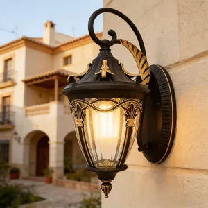 Luxury Wall Landscaping Lights for Home Outdoor Lighting Wall Mounted Led Garden Light American Retro Outdoor Gate Wall Lamp