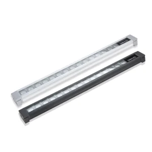 M9T Logo Customized CNC Machine Work Lamps DC24V Black Silver LED Linear Light Rotatable Bracket Installation