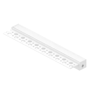 MAXILUX MAP04P Aluminum LED Profile Housing with Aluprofil Channel Extrusion for Linear LED Strips White Black 17.5×8.4mm
