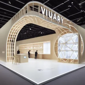 MEGA Modern Fashion Exhibition Stand Booth Modular Assembly for Pop Up Store Mall Event Solution