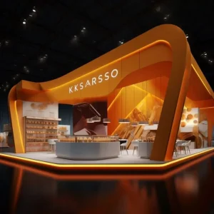 MEGA Modern Fashion Exhibition Stand Booth Modular Assembly for Pop Up Store Mall Event Trending Design