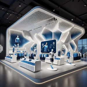 MEGA Modern Fashion Modular Assembly Exhibition Stand Booth for Pop Up Store Event Design