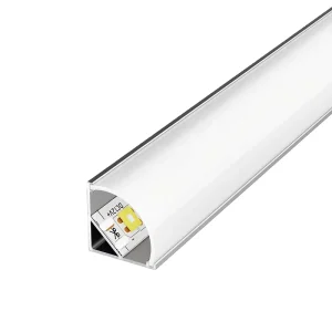 MOQ1000pcs Aluminum Angle Profiles for Decorations Corner LED Channels Extrusions LED Wall Trim Strip Cove Lighting