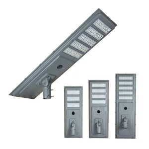 MPPT Controller 300W 400W 500W 50Ah 25Ah 30Ah LiFePO4 Battery All in One Solar Street Lamp Road Lighting Luminaires Fixture