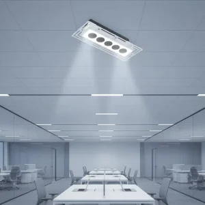 Magnetic LED Grille Track Spotlight 220V Dimmable COB Track System Surface Mounted Aluminum GS High CRI 95 5-Year Warranty Mall
