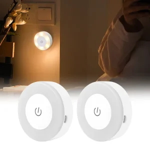 Magnetic LED Night Light Type C Rechargeable Dimmable 3 Modes Touch Sensor Wall Lamp for Bedroom Wardrobe