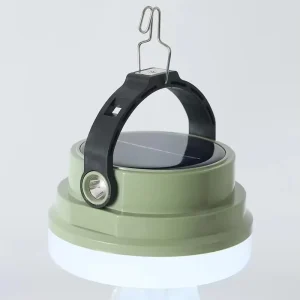 Magnetic Mounted Hooking Camping Light Rechargeable Multi function LED Flashlights Emergency UFO Solar Lantern