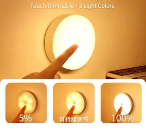 Magnetic Rechargeable Sensor Night Light USB Charging Auto on Off Light Control Cabinet Lamp Super Long Standby