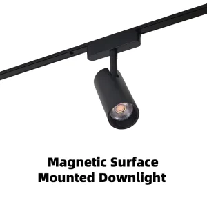 Magnetic Track Light System Ultra Thin LED Commercial Track Lighting Ceiling Dimmable Smart 48V