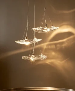 Manta Pendant Lamp Custom Color Handmade Glass Suspension Light Art Chandelier Droplight for Hotel Lobby Resort Villa