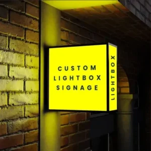 Manufacturer Can Customize Acrylic Full Body Lightboxes Suitable for Displaying Storefront Signs