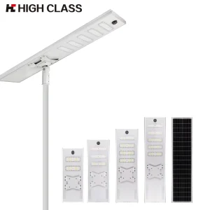 Manufacturer IP66 Waterproof Outdoor Automatic Control DC Panel Solar Lamp All in One Garden LED Solar Street Light