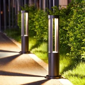 Manufacturer Modern LED Bollard Light IP65 Waterproof Aluminum Outdoor Garden Pathway Light for Landscape Projects