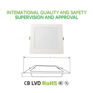 Manufacturers Direct Sale 15W 1450lm LED Panel Light 6500K Round Ceiling Lamp IC DOB Surface Mounted Light for Office Hotel
