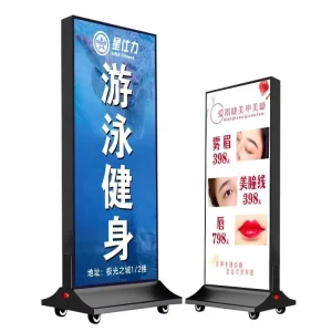 Manufacturers Portable LED Advertising Light Boxes Outdoor Double sided Billboards