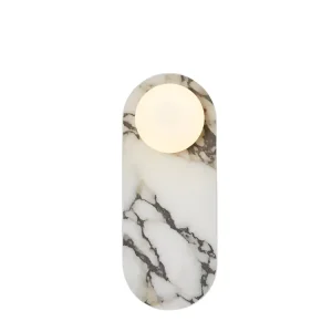 Marble Indoor Sconce Natural Stone LED Wall Light Modern Decorative Wall Luxury Wall Lamp