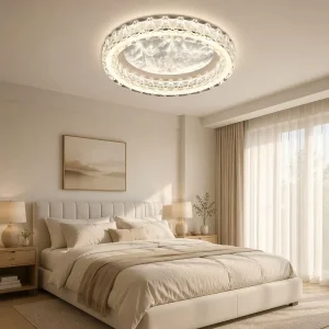 Marble Pattern Center LED Ceiling Light Luxury Lamp for Contemporary Living Room Bedroom Home Interior Decoration Lighting