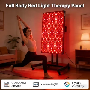 Medical Grade Red Light Panel 711 LEDs High Output >200mW/cm² Infrared Device for Pain Relief and Tissue Repair Treatment