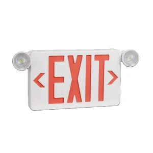 Meets NFPA101 OSHA CEC Title20 Combo Exit Light for Hotel Mall Construction