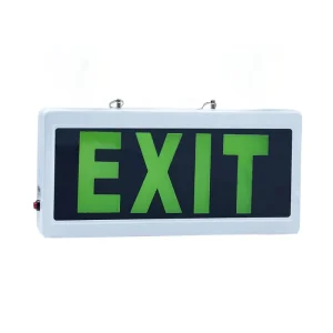 Metal Housing Maintained LED Exit Sign Fire Safety LED Emergency Light With Rechargeable Battery Single or Double Face
