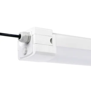 Microwave Motion Sensor LED Linear Light IP66 Waterproof IK10 Impact Resistant Vapor Proof Lamp for Warehouse Corridor