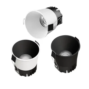 Mini Aluminum Anti-glare LED COB Spotlight 3W 15W Dimmable 110V 220V Ceiling Mounted Indoor Lighting