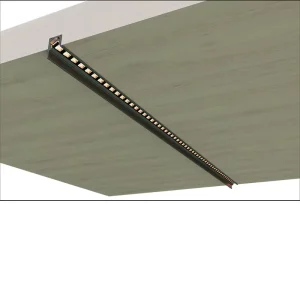 Mini Cabinet Alloy 6063 6061 Square Edge Lit Aluminum Profile Led Strip Light