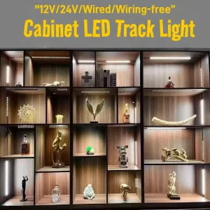 Mini Magnetic Track Lights 12V 24V Anti Glare LED Spotlight for Recessed Under Cabinet Lighting Wine Cabinet High CRI 90+