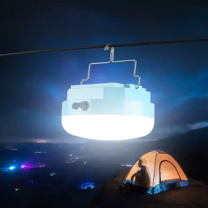 Mini Portable Solar LED Lamp 50W 300W Emergency Camping Light with USB Outdoor Night Bulb Lamps for Tent for Night Camping