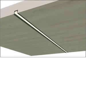 Mini Ultra Thin Modern LED Aluminum Profile for Recessed Linear Kitchen Cabinet Lighting Installation