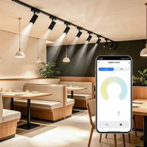 Minimalist Design LED Track Light Zigbee Tuya Smart Lighting Recessed 15W 20W 30W 36W 40W LED Track Light for Home