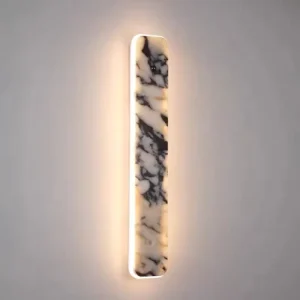 Minimalist Marble Wall Lamp with LED Luxury High-end Decorative Light for Entrance Corridor Stairs Living Room & Bedroom