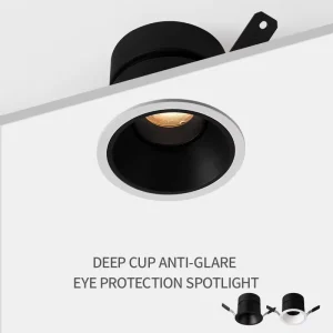 Minimalist Modern High Cri 9W 12W 3500k SAA Lampu LED Ceiling Recessed Downlight Spotlight