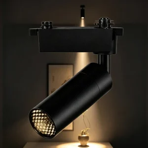 Minimalist Style 3 Degree Small Angle Modern Spotlights High Altitude High Ra Monorail Track Lighting for Exhibition Cabinet