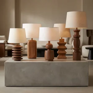 Minimalist Timber Light Modern Minimalist Bedside Desk Light for Bedroom Hotel Decor Lavalux WT 6