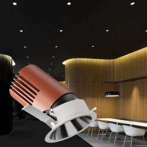 Modern 10W LED Spotlight for Indoor Living Room Bedroom Office 220V AC Aluminum Recessed Downlights High Efficiency