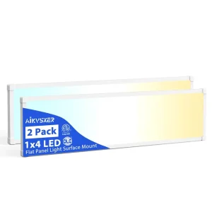 Modern 1×4 CCT Aluminum LED Panel Light 50W AC Flat Ceiling Light with Dimming Surface Mounted for Commercial Use