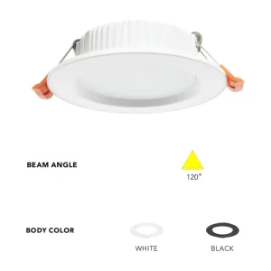 Modern 2 2.5 3 3.5 4 5 6 8inch Led Commercial Downlight Anti Glare Spot Light for Office Supermarket